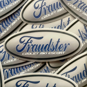 Fraudster Oval Sticker